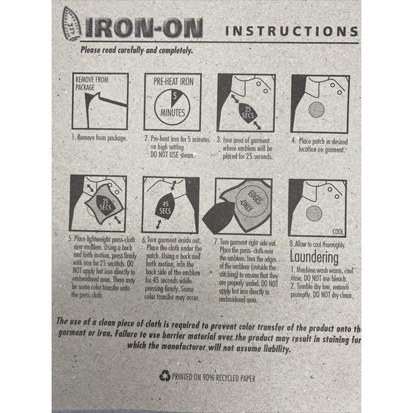 Girl Scouts Daisy Journey Award Between Earth And Sky Iron-on 4 Pc Patch Set - Picture 3 of 3